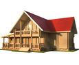 деревянный дом из бревна проекты, проекты домов из оцилиндрованного бревна
