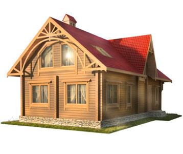 дома деревянные под ключ проекты и цены, дома 6х6 оцилиндрованного бревна